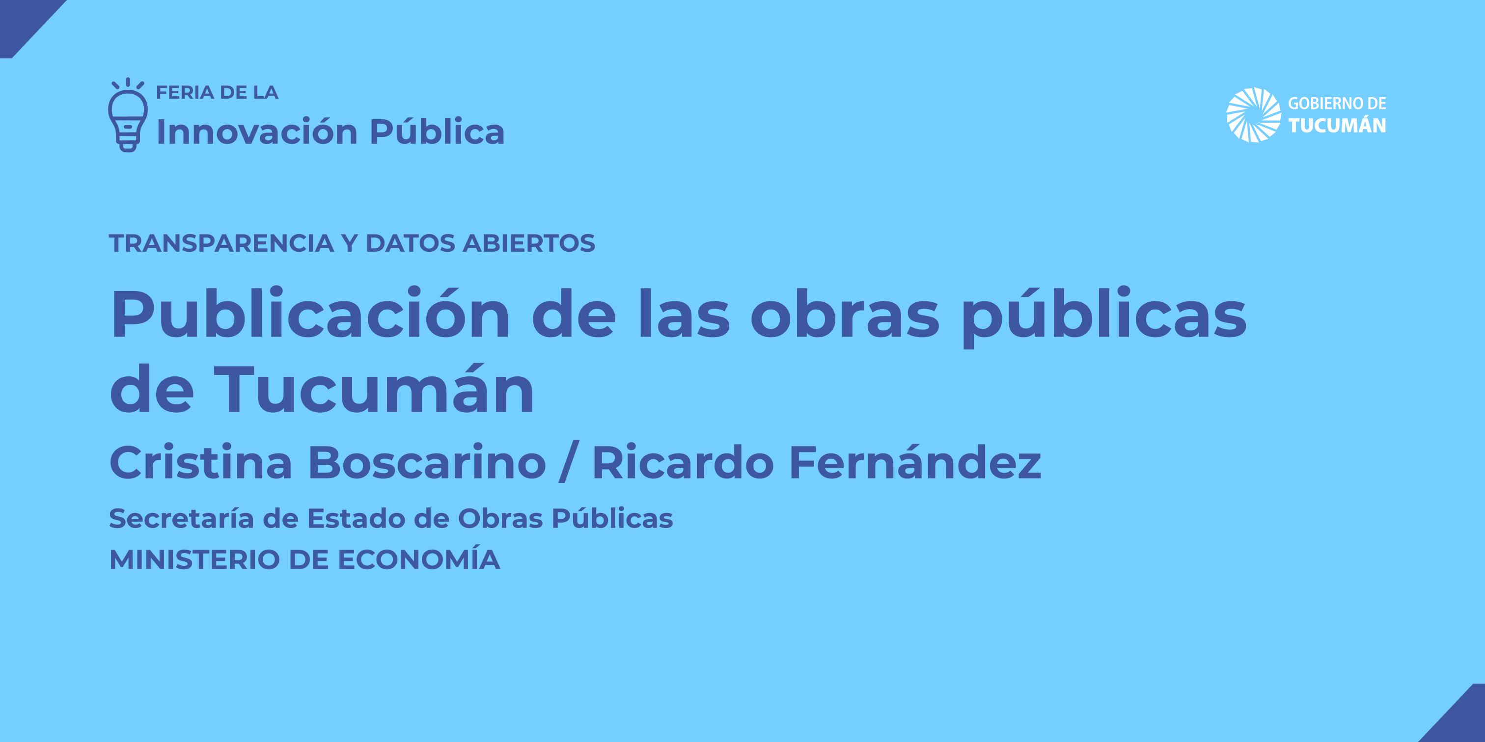Publicación de las obras públicas de Tucumán